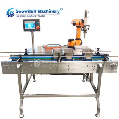 Muzqaymoq to'ldiruvchi robot